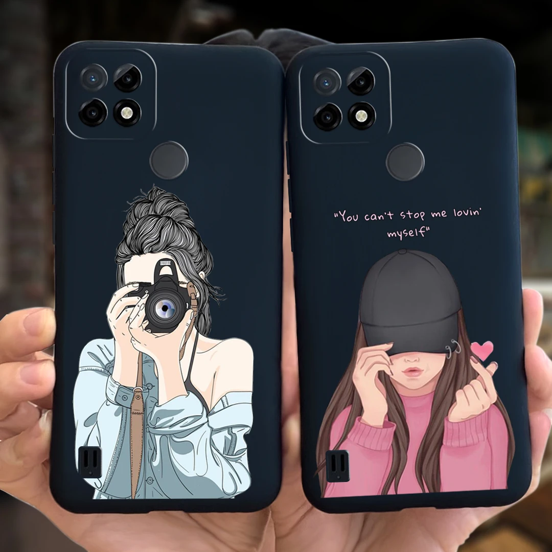Чехол для Realme C21 с изображением подсолнуха