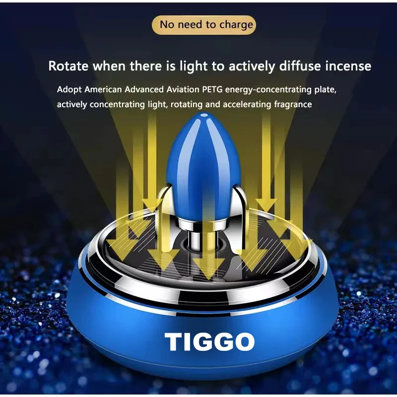 

For CHERY TIGGO 3 4 5 7 PRO 8 Car Perfume Solar Rocket Car Deodorizing Sterilizing Air Freshener Aromatherapy Ornaments