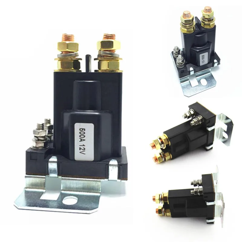12 V/24VDC 500A реле лебедки Вкл/Выкл Авто выключатель питания пластиковый двойной