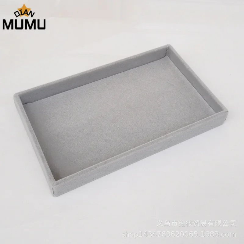 4-piece storage box velvet jewelry storage tray display ring bracelet necklace ring storage box display cabinet drawer