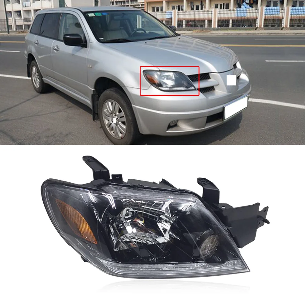 Передсветильник ЛОБНЫЙ фонарь CAPQX для Mitsubishi Outlander 2003 2004 2005 2006|Фара авто в сборе| |