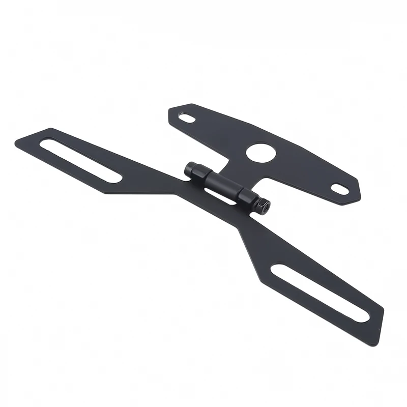 

Metal License Plate Bracket 270 Degree Adjustable Uniersal Black License Plate Bracket Motorcycle Dirt Pit Sports Bike ATV