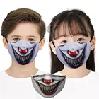 Маска для косплея клоуна Джек-Тролль-зомби-тыква-лампа для мальчиков девочек Детские маски для рта Защита лица Пыленепроницаемая Спортивная вечерние шащая вечерняя маска