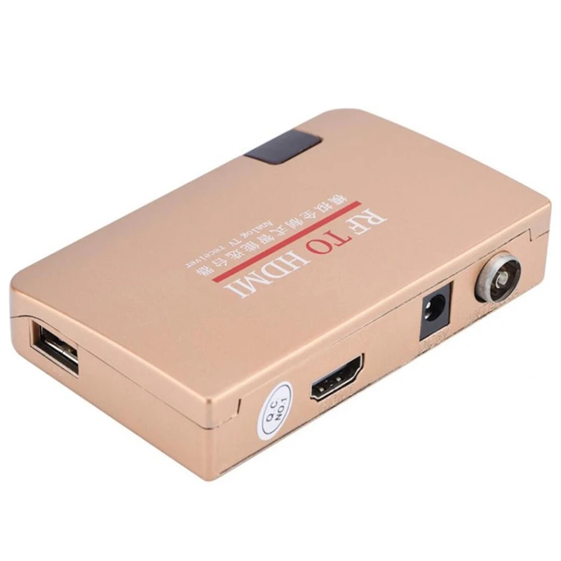 Переходник преобразователя RF-HDMI аналоговый приемник ТВ-бокс цифровой пульт