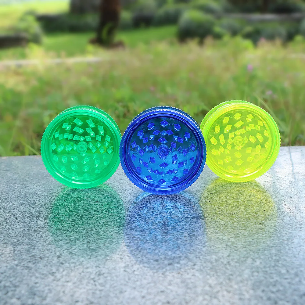 63 мм 2 слоя пластиковый табак травяной измельчитель Точильщик с зубами акулы