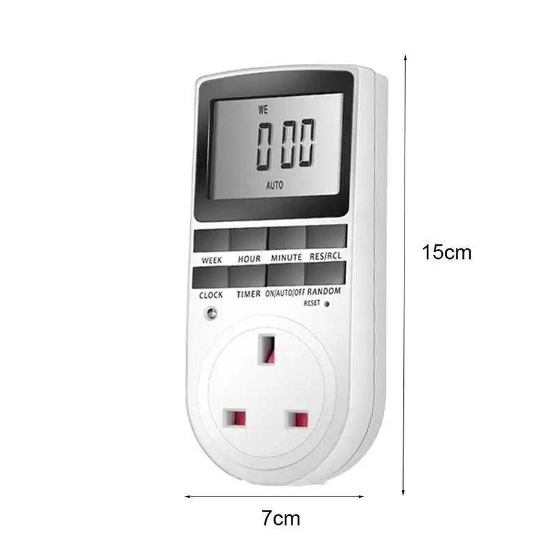 

British big screen timer timer socket kitchen timer switch switch socket electronic programmable pluggable socket timer tim L4A5