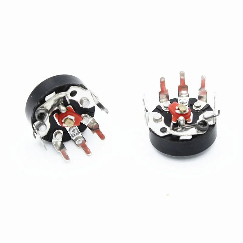 100 шт./лот изгиб ножной переключатель RV12MM 10K B103 B10K радио потенциометр усилитель