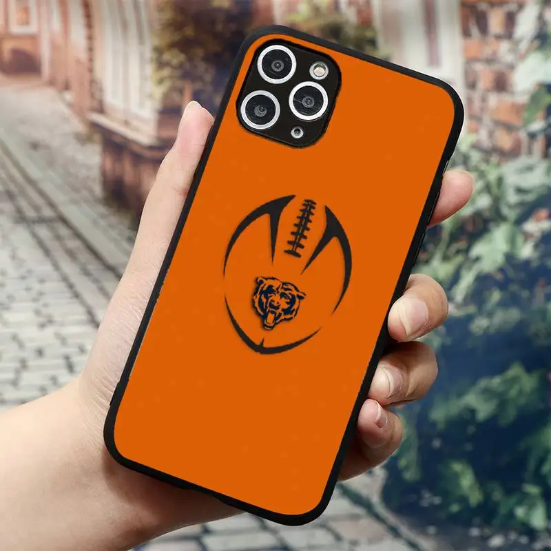 

Chicago Bears rugby Phone Case for iPhone 11 12 mini pro XS MAX 8 7 6 6S Plus X 5S SE 2020 XR