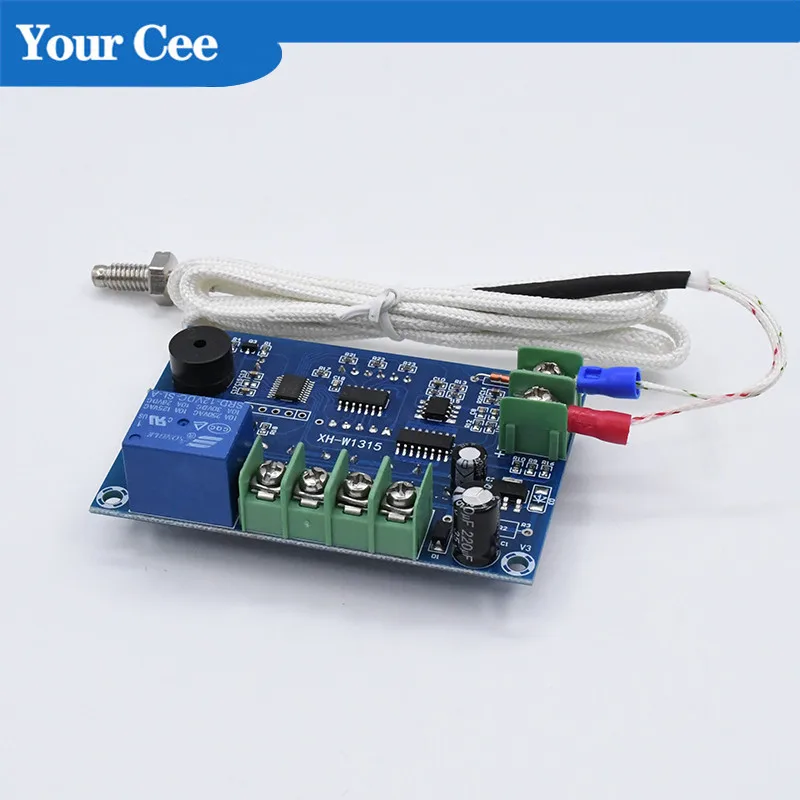 XH W1315 DC 12V 24V Высокое Температура светодиодный цифровой термостат переключатель K