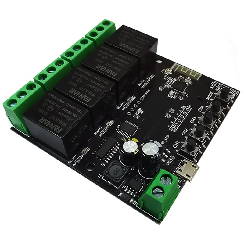 

4CH Tuya Switch WiFi Switch Module Wireless Relay Smart Life APP Remote Control Smart Timer for Smart Home Switch