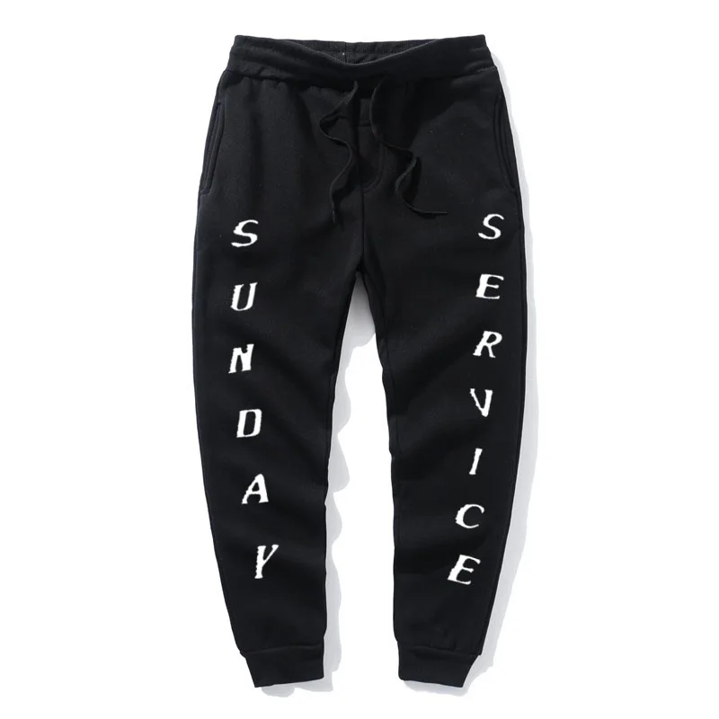 Kanye Kim Sunday Service CPFM.XYZ track pants women's men's 1: 1 hip-hop street clothing autumn and winter casual jogging | Мужская