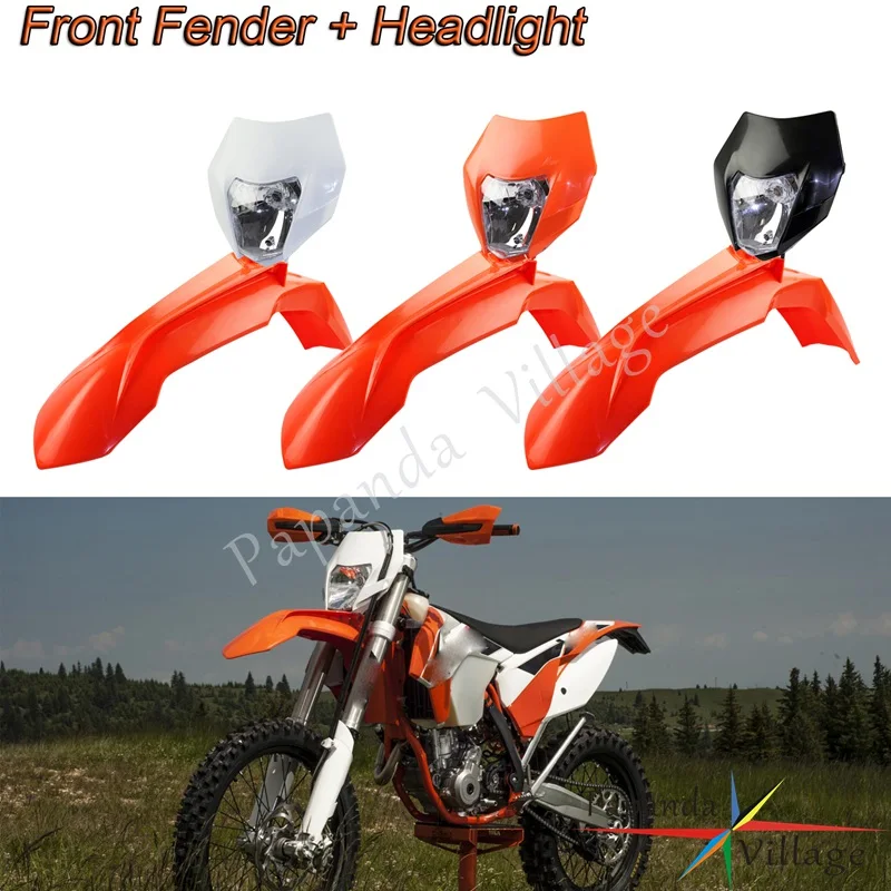 

Двойной спортивный передний налобный фонарь для бега, переднее крыло, брызговик для 250, 500, 300, 450, 125, 85, xs, фотовспышка