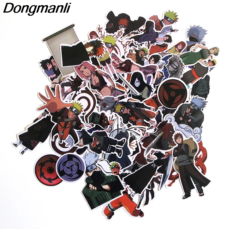 

PC42 50 Pcs/set Anime Scrapbooking Stickers Decal For For Guitar Laptop Luggage Car Fridge Graffiti Sticker