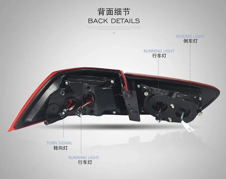 VLAND производитель для автомобиля Головной фонарь для Lancer светодиодный головной светильник 2008- для Lancer задний светильник с Последовательный сигнал поворота