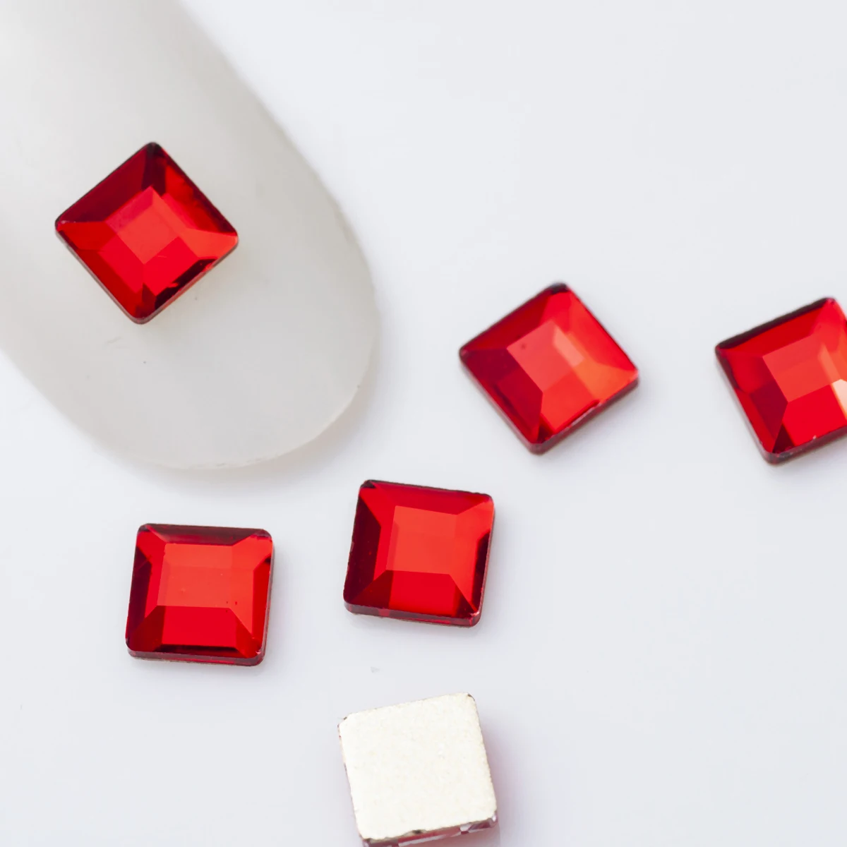 20 штук смешанные Форма красного цвета украшение для ногтей ювелирное изделие на