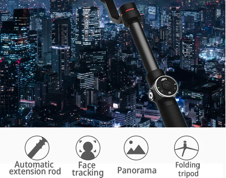 AFI V5 3-осевой ручной шарнирный стабилизатор для камеры Gopro смартфон для iPhone Xs Max Xr X, 8 Plus, 8, 7, 6 samsung S9 S8 Gopro экшн Камера