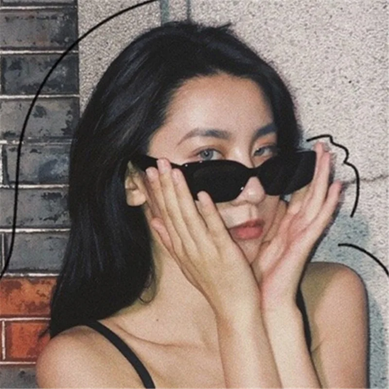 Солнцезащитные очки квадратной формы 2020 года маленького прямоугольника для женщин Очки для солнца мужские женские винтажные ретро.