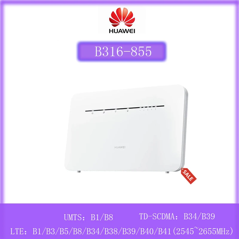     Huawei B316 B316-855 4G 2 Pro  4G B1/B3/B5/B8/B34/B38/B39/B40/B41 PK B315s-22 B525