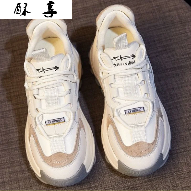 

2021 Fashion Women's Shoes Autumn Women's Lace-up Non-slip Wear-resistant Sneakers Women's Comfortable Breathable Casual Shoes