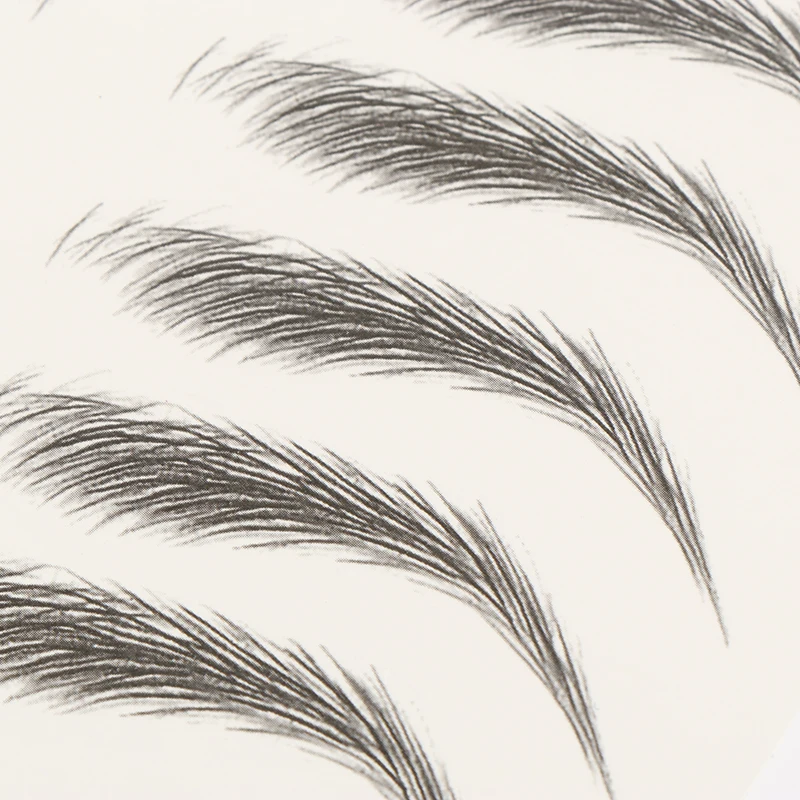 

11 Pairs Of Bionic Tattoo 3D Eyebrow Stickers Semi-permanent Waterproof Stickers New