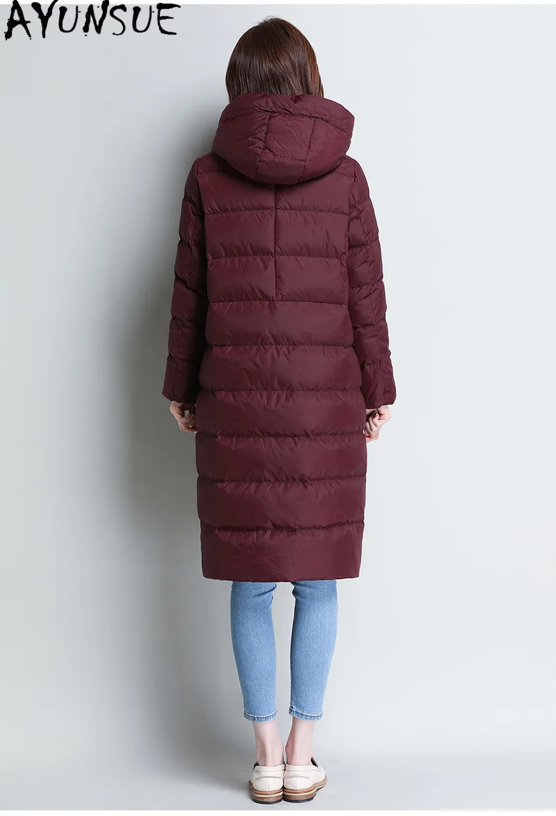 

Quality High Fashion Women's Jacket Thicken Warm Women Coats White Duck Down Female Winter Parkas Casaco Zjt258