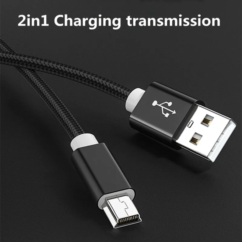 Mini USB Cable Mini USB to USB Fast Data Charger Cable for MP3 MP4 Player Car DVR GPS Digital Camera HDD PS3 5Pin USB