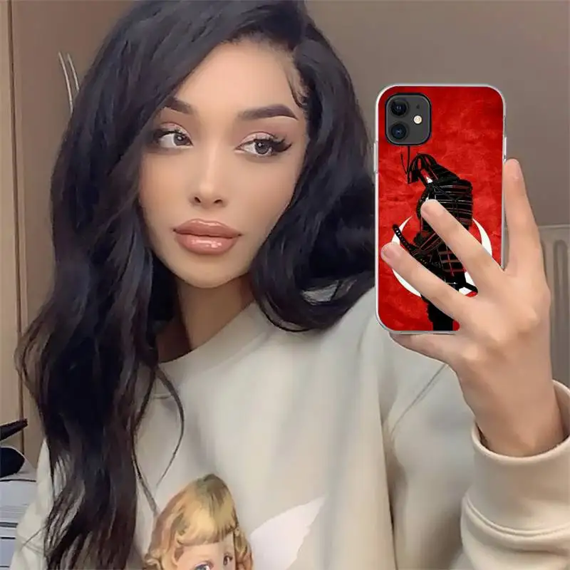 

Japanese samurai Anime pattern Phone Case For iphone 12 mini 5 5s 5c se 6 6s 7 8 plus x xs xr 11 pro max