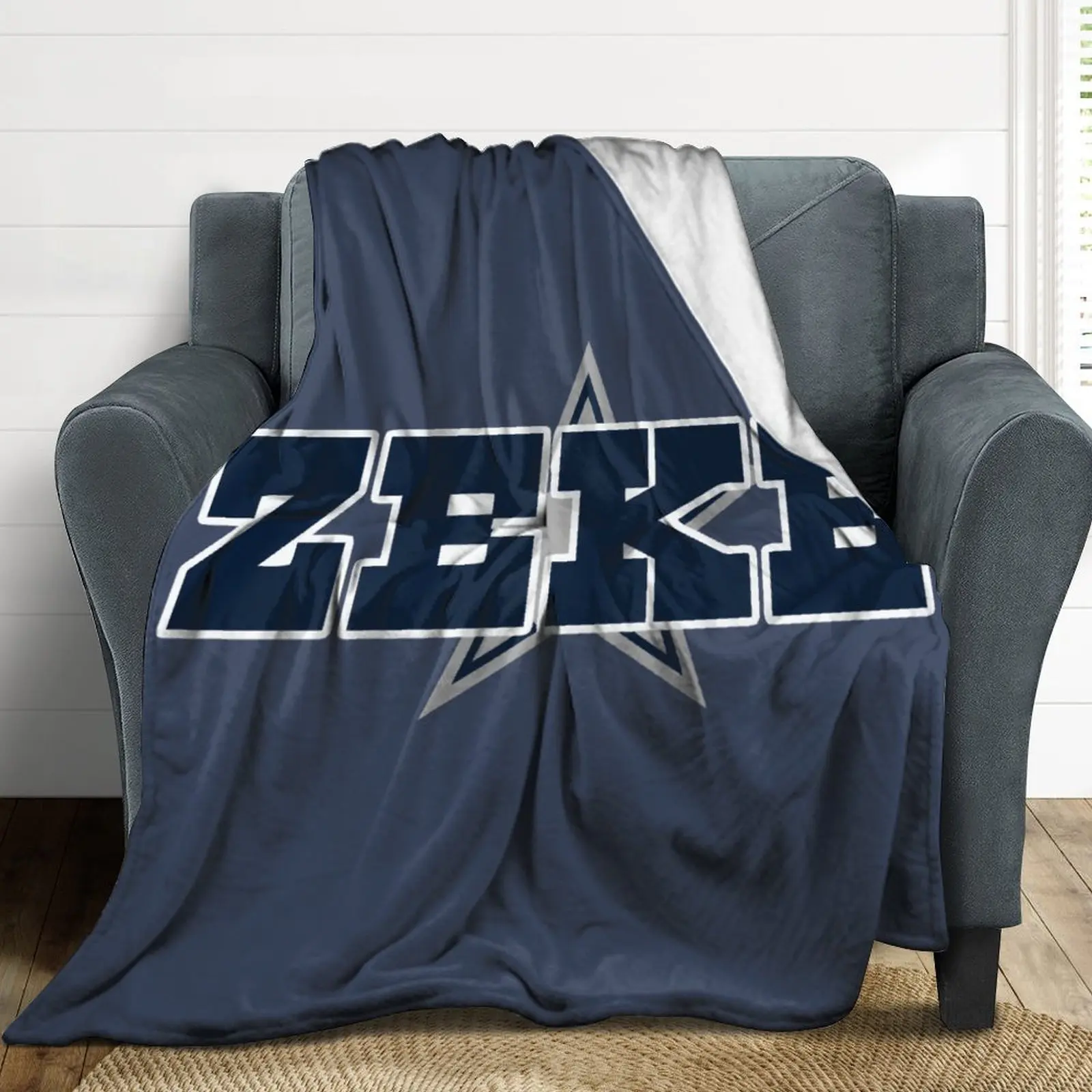 

Blanket 21 Ezekiel Elliott Ultra Soft Micro Fleece Cozy Lightweight Microfiber Flannel All Season Living Room Bedroom Vertical