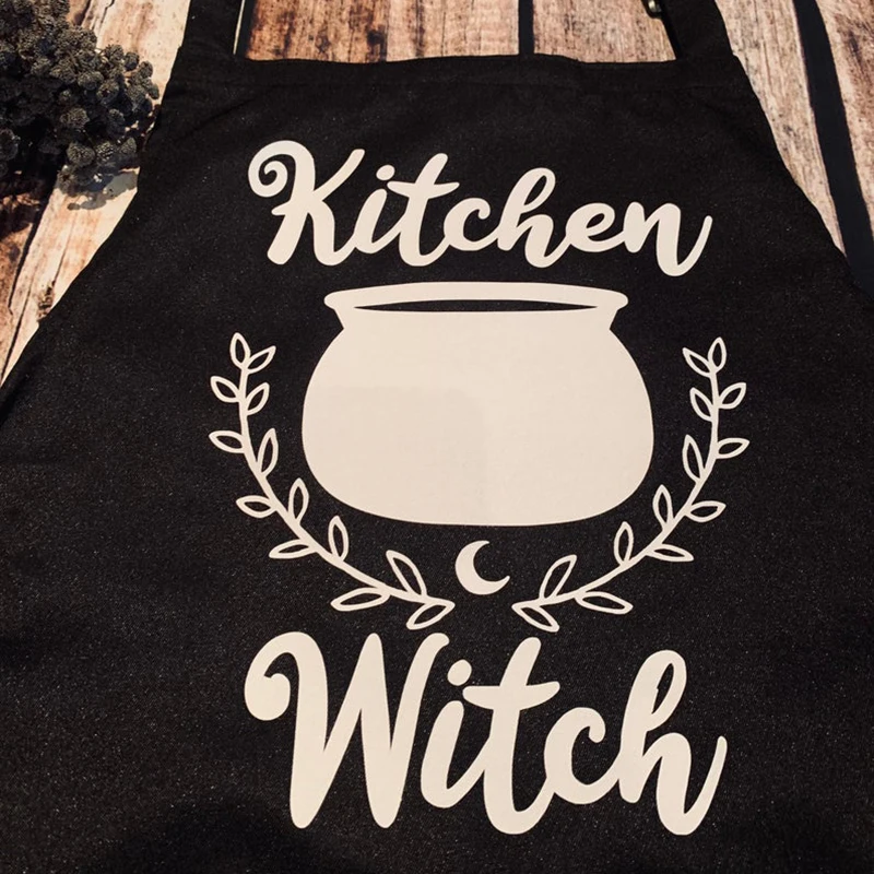 Кухонный Фартук с ведьмой женщина жена мама бабушка счастливый Хэллоуин