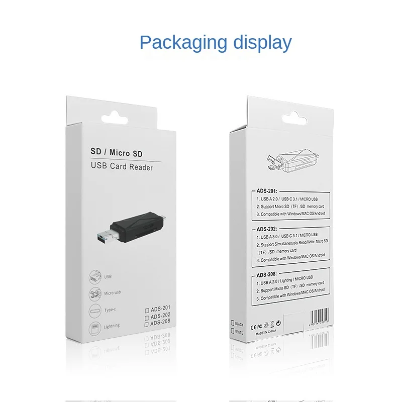 3 в 1 устройство для чтения карт SD Micro USB OTG 2 0 | Компьютеры и офис