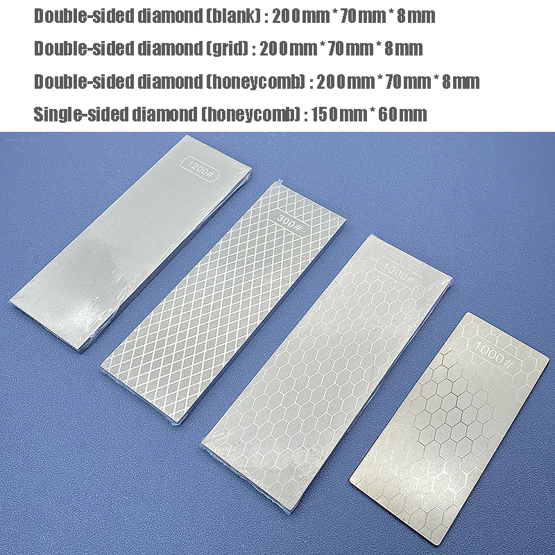 

300-1200# Double-sided diamond single-sided diamond Kitchen knife sharpening system Household knife sharpener Large diamond hot