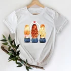 Женские футболки 2021 тренд Элегантная футболка с изображением персонажей видеоигр сестра одежда 