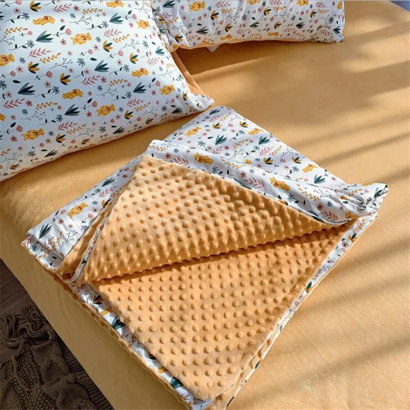 Комплект фланелевого постельного белья теплый комплект из 4 предметов