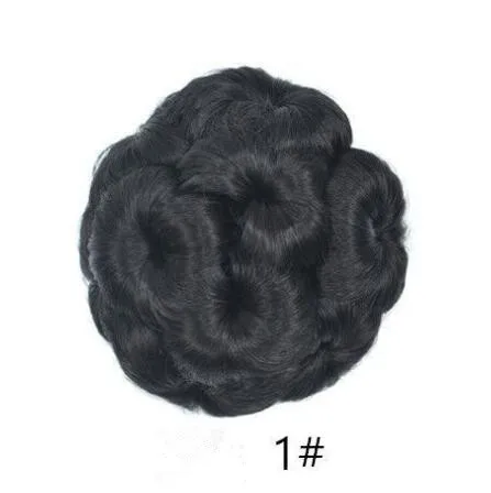 T1B/613 9 цветов Pervado волосы синтетические волосы кудрявые шиньон коготь Updo Bun Аксессуары женские волосы кусок Стиль Высокая температура волокна - Цвет: T1B/613