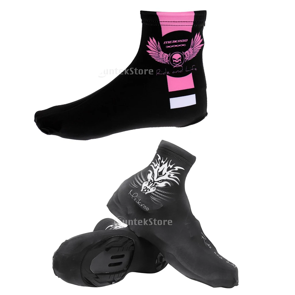 2 комплекта велосипедных бахилов ветрозащитная термодышащая эластичная