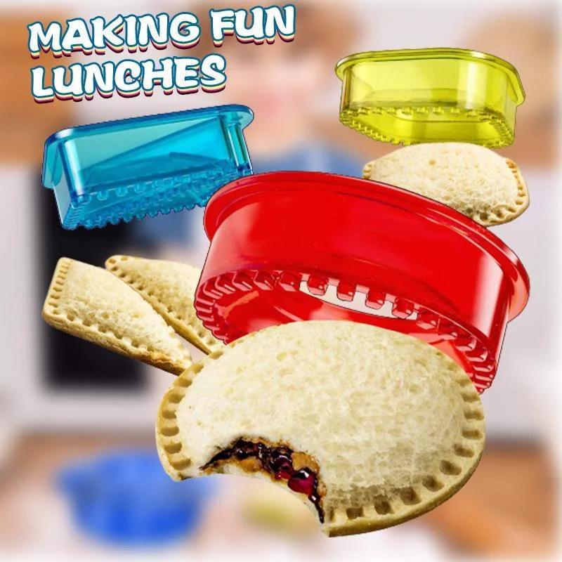 

Sandwich Mold Bread Cutting Sealing DIY Mold Breakfast Bread DIY Mold For Sealer Round Sealing Cutting Children Sandwich DIY