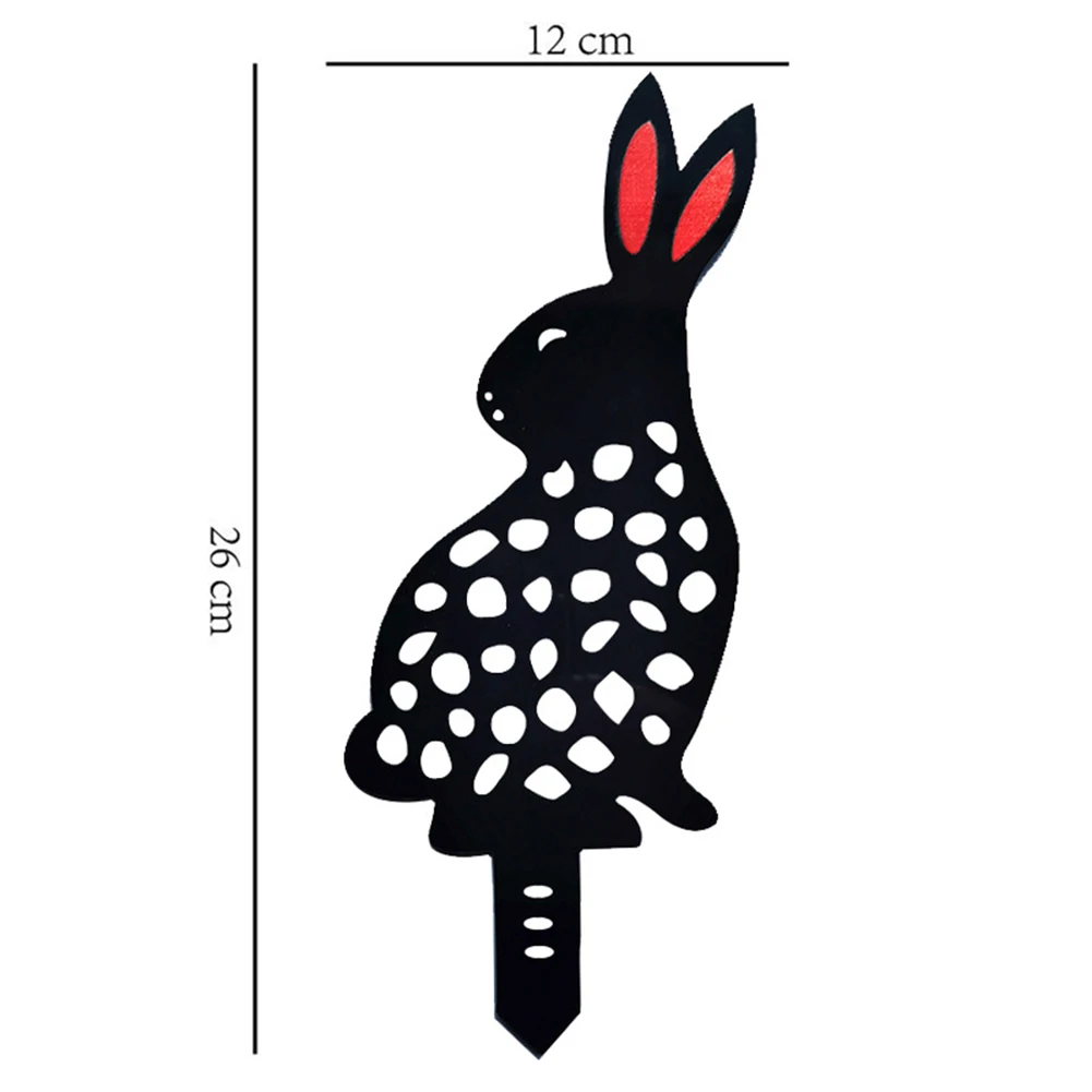 

Acrylic Hollow Out Easter Bunny Chicken Duck Ornaments For Backyard Lawn Stakes Yard Art Outdoor Garden Backyard Decorations