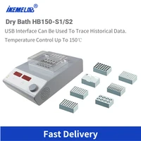 lab dry bath pcr prp incubator hb150 s1s2 0 20 51 5251550ml lcd temperature metal bath 150%e2%84%83 laboratory heating equipment