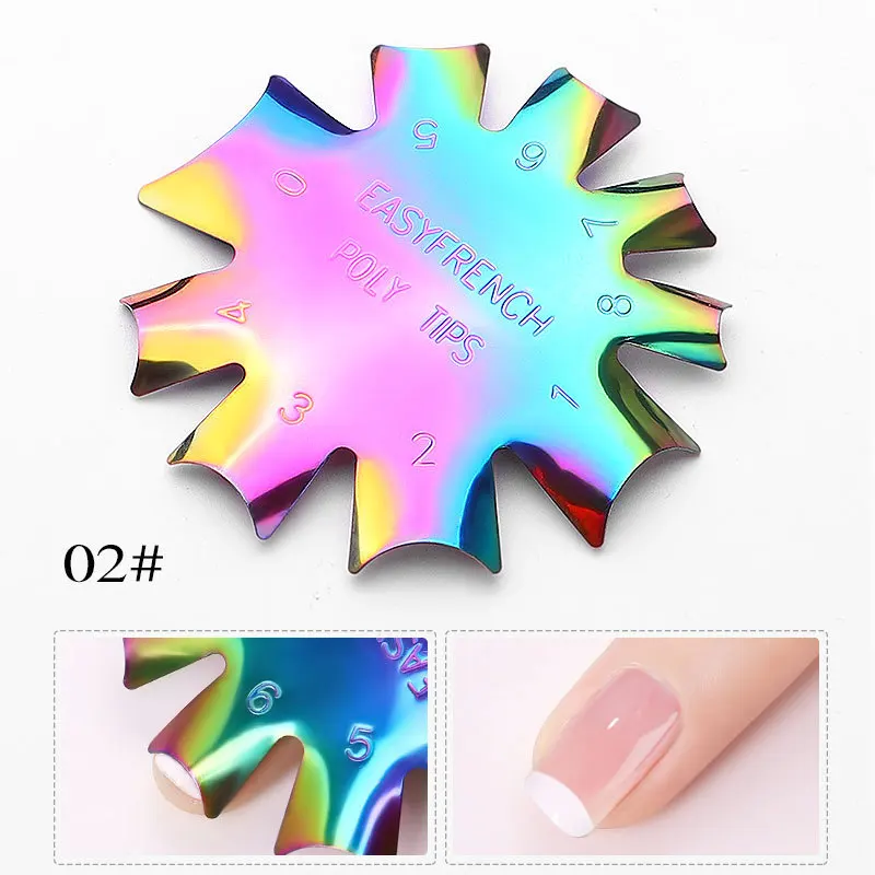 

Nail Art Cutter French Tip Cutter Smile Cut V Line Almond Shape Tips Manicure Trimmer Nails Cutter Acrylic French Nail Supplies