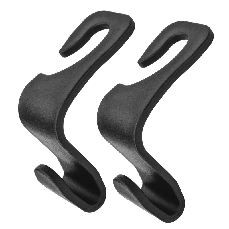 

2pcs Behind The Car Seat Headrest Hangerg Plastic Hook Auto Products Holder For Hanging Car Hanger Bag Organizer