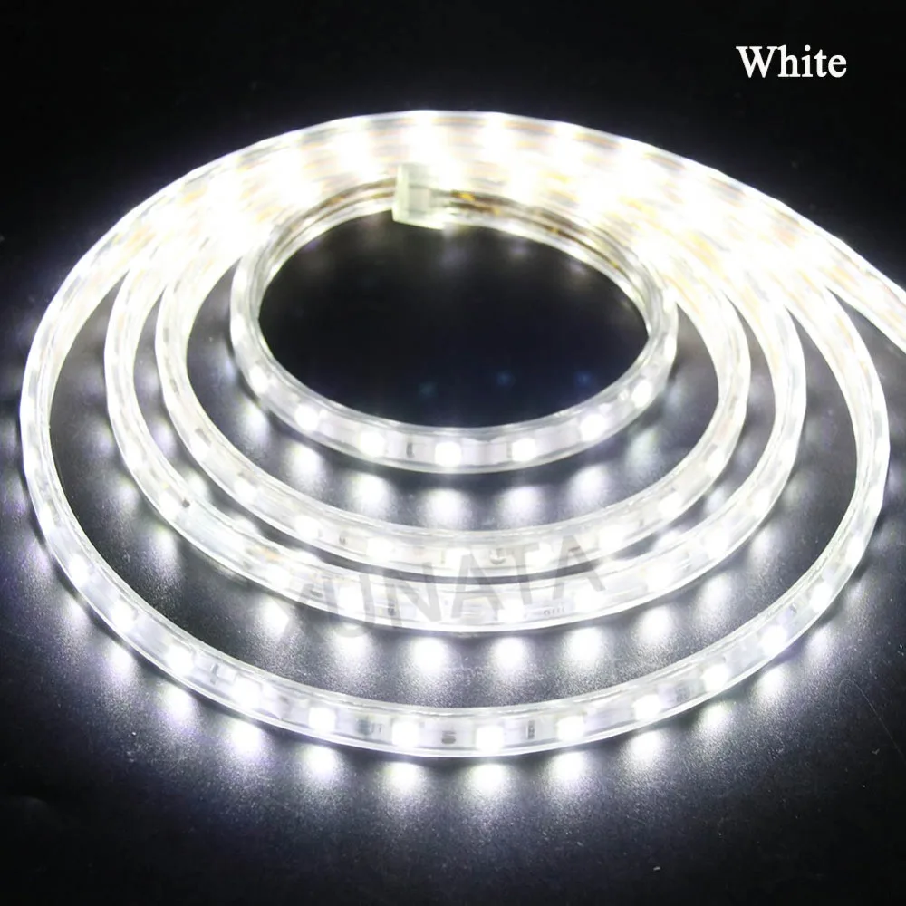AC 110 В 220 В светодиодный светильник SMD5050 60 Светодиодный s/M гибкая светодиодная лента RGB Водонепроницаемый светодиодный светильник с Bluetooth музыкальным пультом дистанционного управления