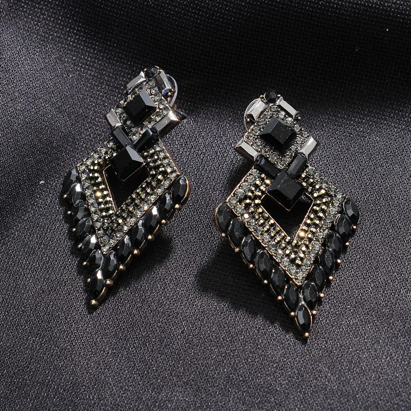 Ztech подвески со стрелками геометрические винтажные металлические с кристаллами