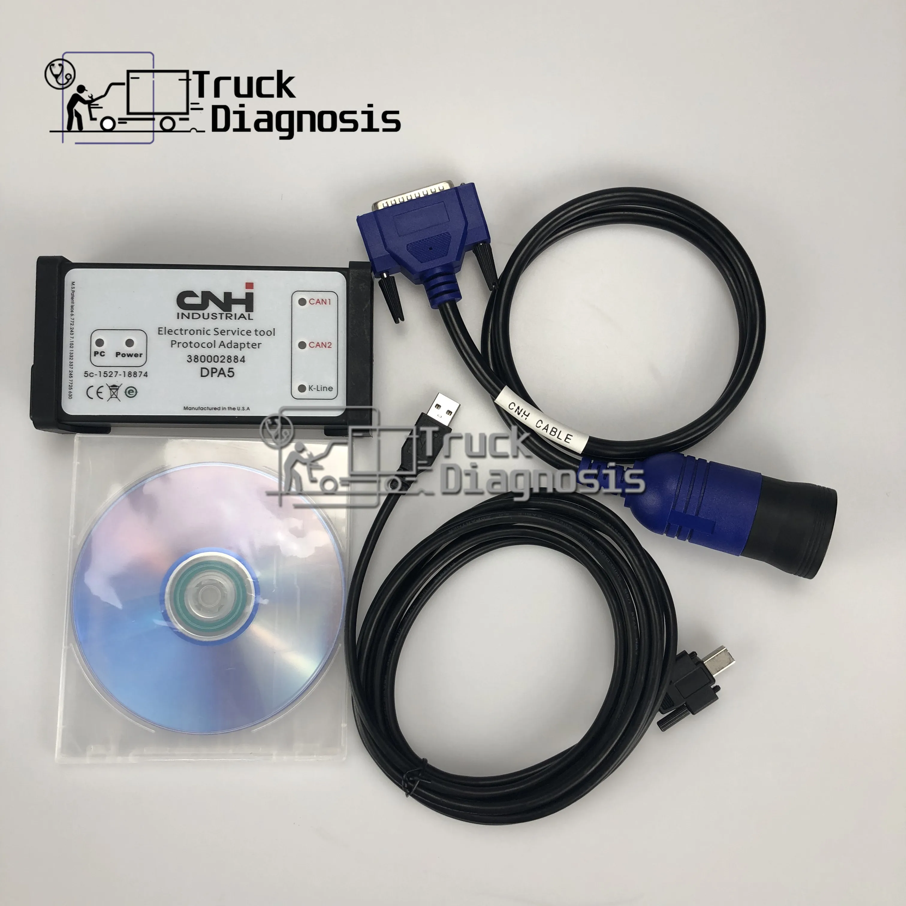 Новый голландский CNH DPA5 комплект диагностический инструмент с cnh est 9 1 электронный