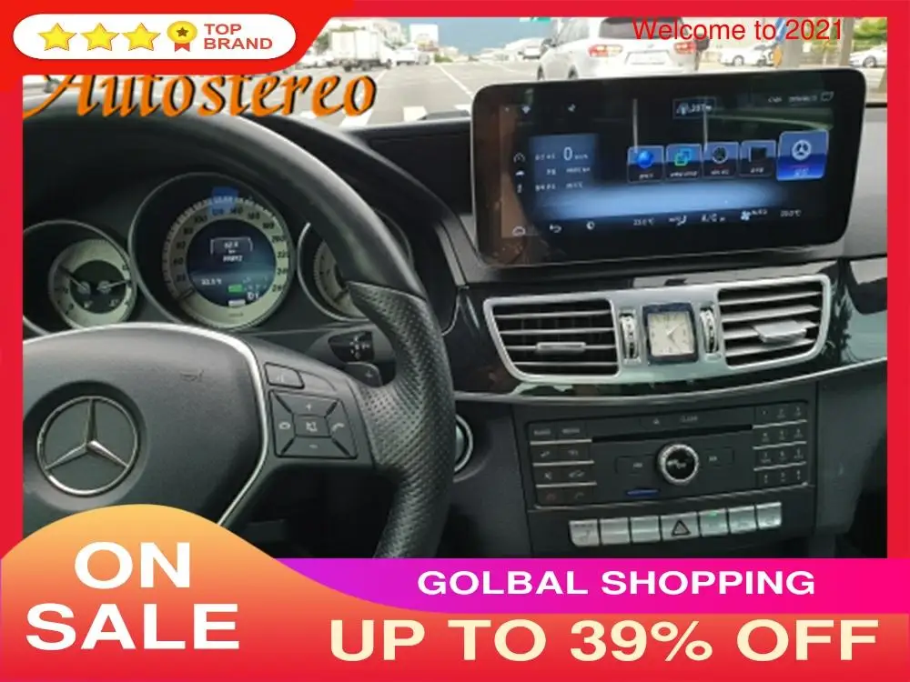 Головное устройство для автомобиля Android 10 0 4 + 64 GPS навигация MERCEDES BENZ E W212 S212 2009 2016 Navi