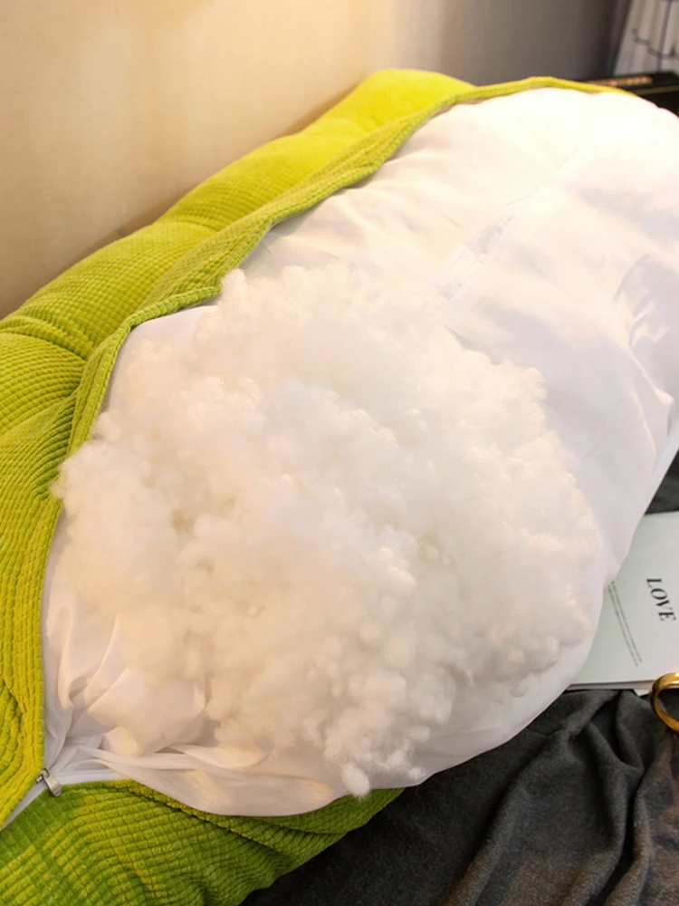 

Home Soft Large Pillow Back Cushion Long Elastic Backrest Multifunction Luxury Decor For Bedside Seat Bed Sofa Tatami