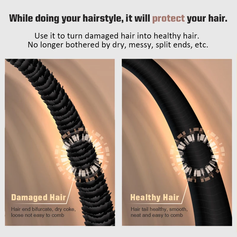 Выпрямитель для волос профессиональный керамический утюжок со светодиодной