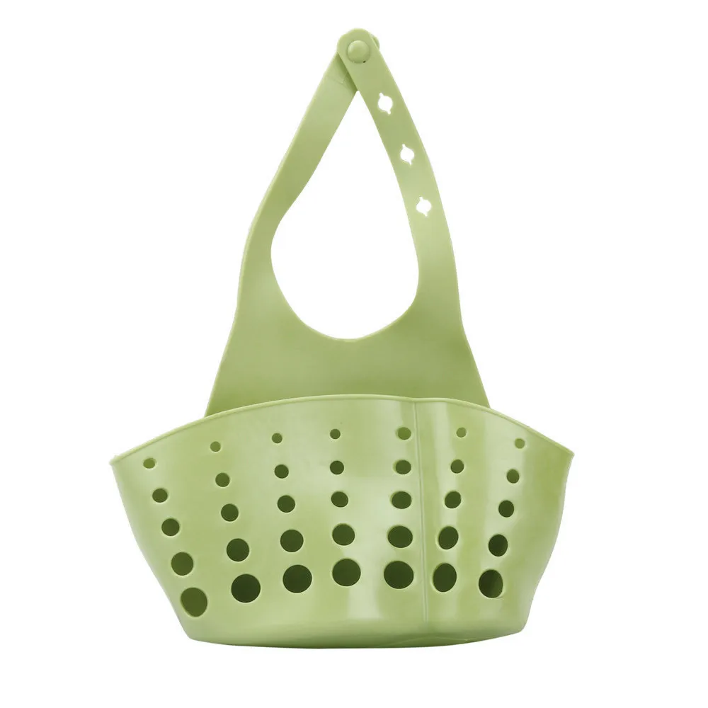 

Kitchen Gadgets Portable Basket Home Kitchen Hanging Drain Basket Bag Bath Storage Tools Sink Holder Kitchen Accessory Utensils