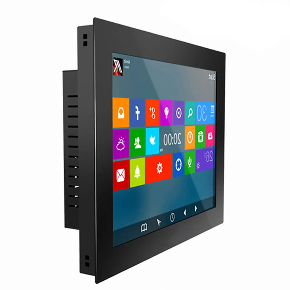 17 Inch Rugged An-droid All In One Embedded Industrial Capacitive Touch Screen Panel PC with USB PORT