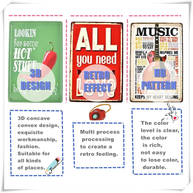 Мясника руководство пицца говядина барбекю Кухня жестяная вывеска живопись Бар