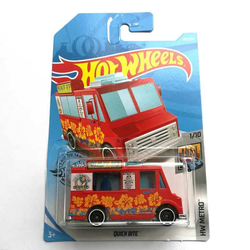 

2021-115 Hot Wheels 1:64 Car QUICK BITE Metal Diecast Model Car Kids Toys Gift